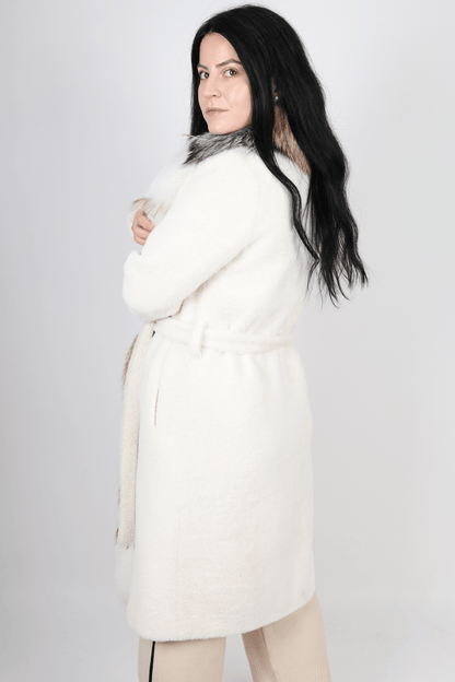 Дамско Палто, Бял Roberto Fashion Store Coat M INTL White