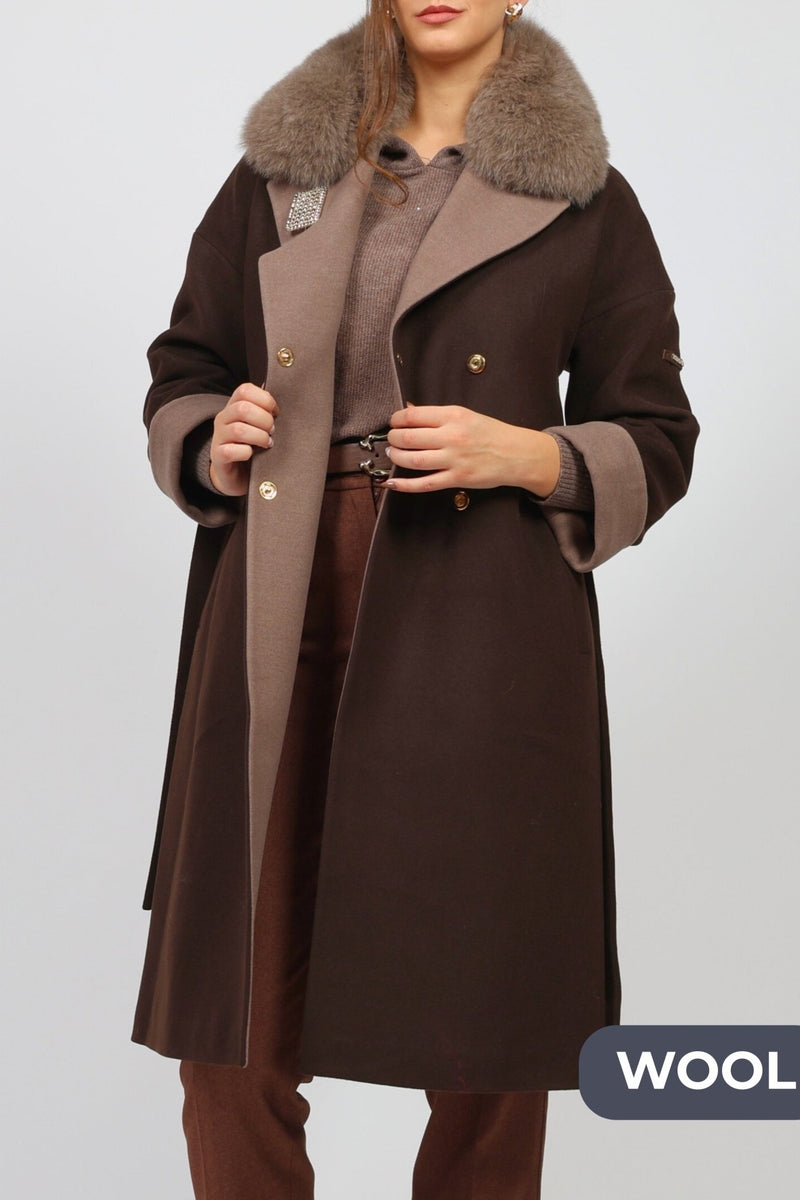 Women's Coat, Brown