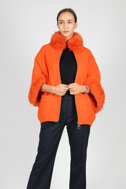 Дамско Палто, Оранжев