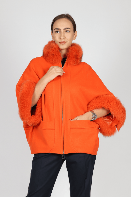Women's Coat, Orange