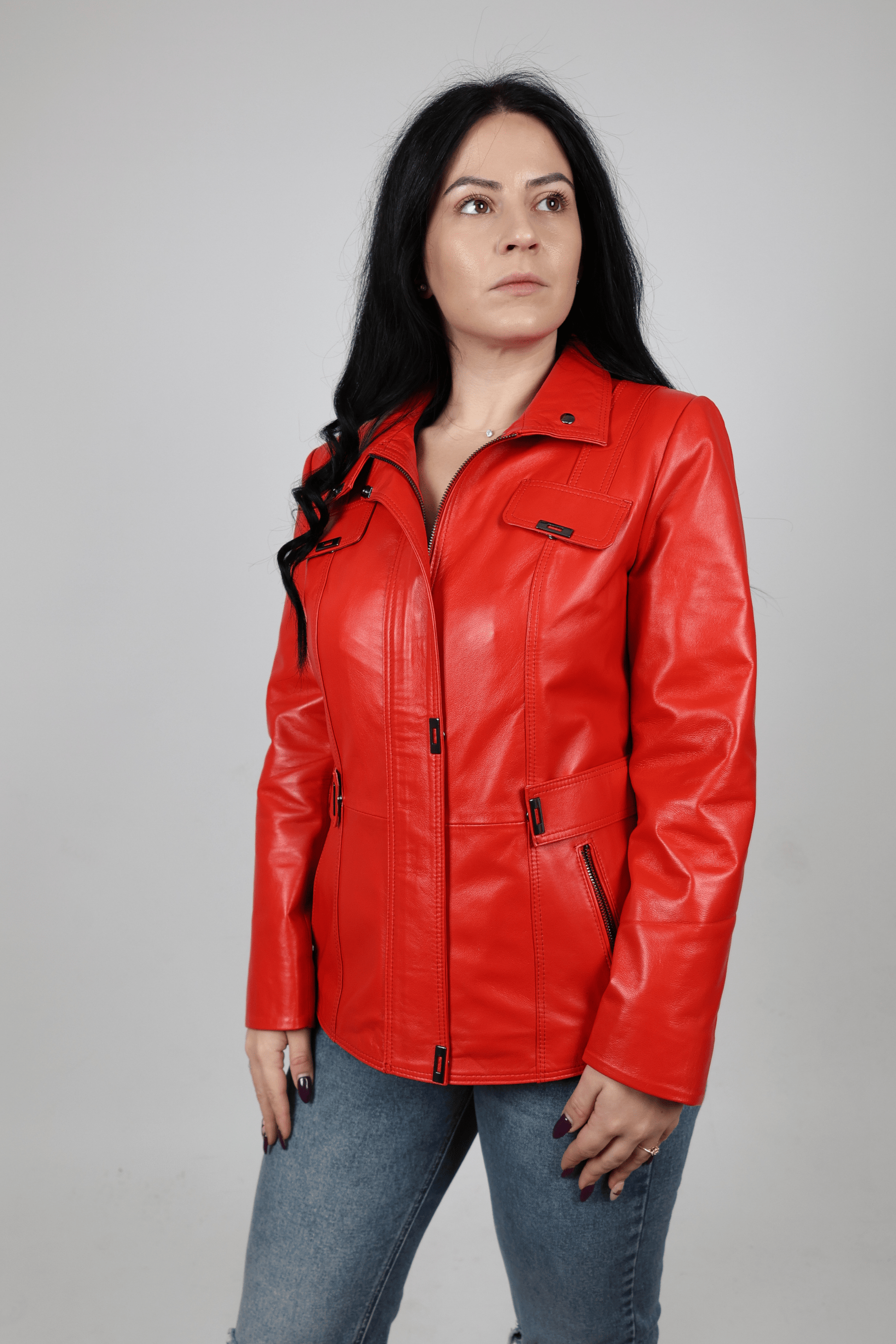 Дамско Яке, Червен Roberto Fashion Store Jacket M INTL