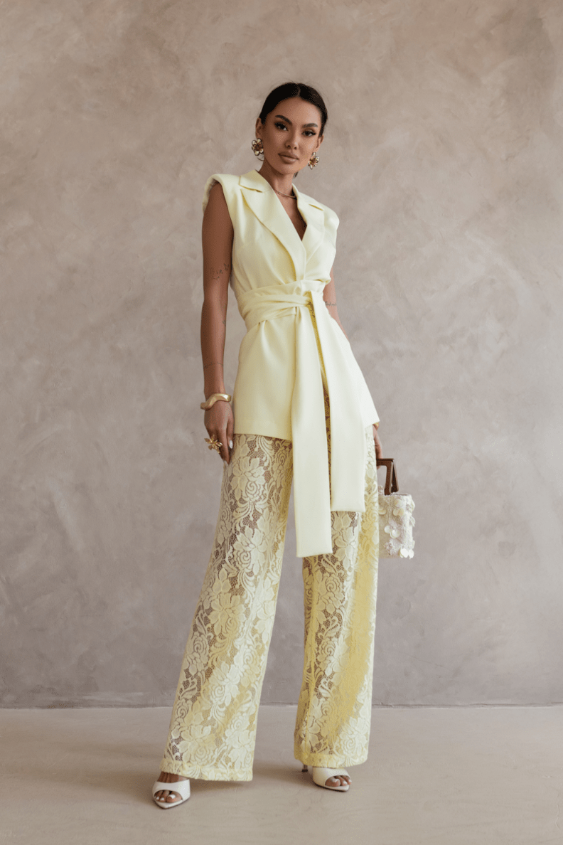 Комплект AURA в жълто - стилен комплект домашен текстил LaBalancia Roberto Fashion Store T-shirt 5907378521043 M/L