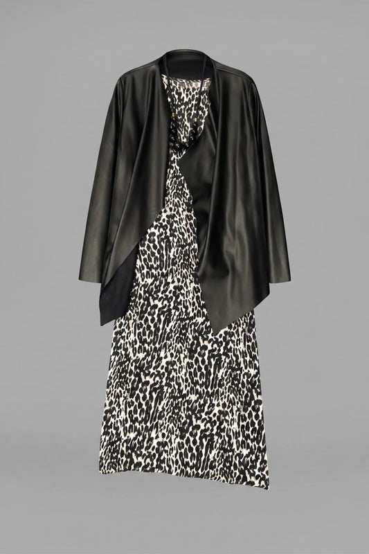 Комплект рокля и наметало "Джулс" - черно Roberto&Co Roberto Fashion Store Dress BSC1007DRSBLKMID-42 42
