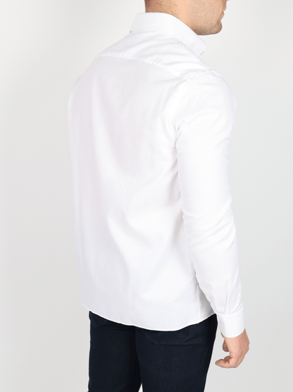 Мъжка Риза, Бял Roberto Fashion Store Shirt COA301440 White 40