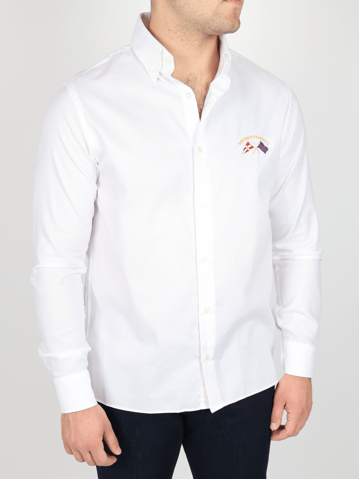 Мъжка Риза, Бял Roberto Fashion Store Shirt COA301440 White 40