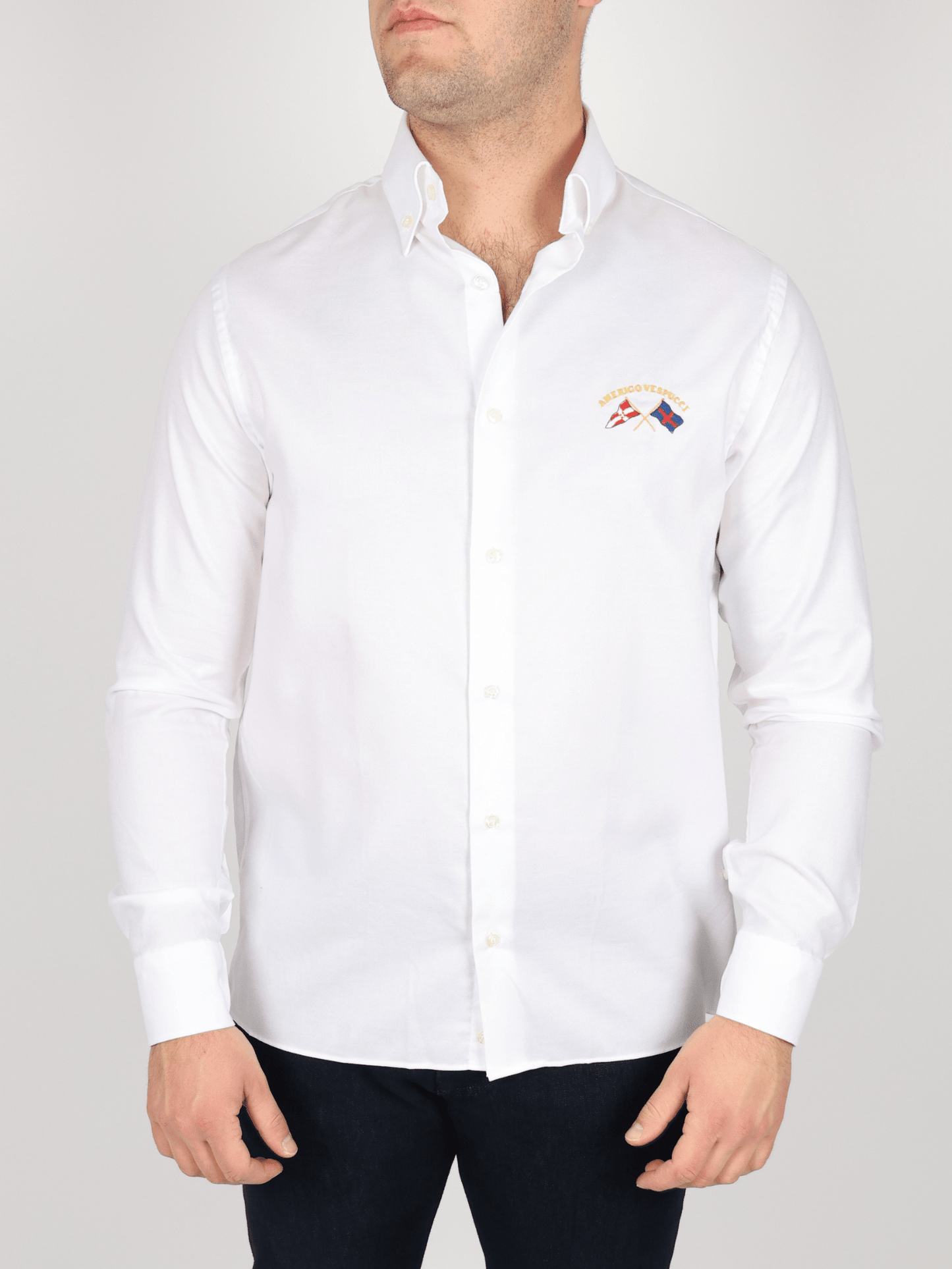 Мъжка Риза, Бял Roberto Fashion Store Shirt COA301440 White 40