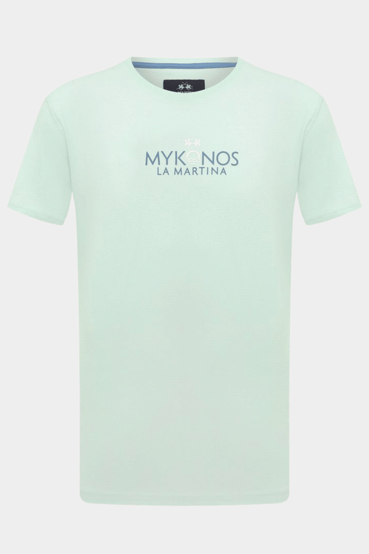 Мъжка Тениска, Зелен & Бял Roberto Fashion Store T-shirt YMR605JS39507163 S Green