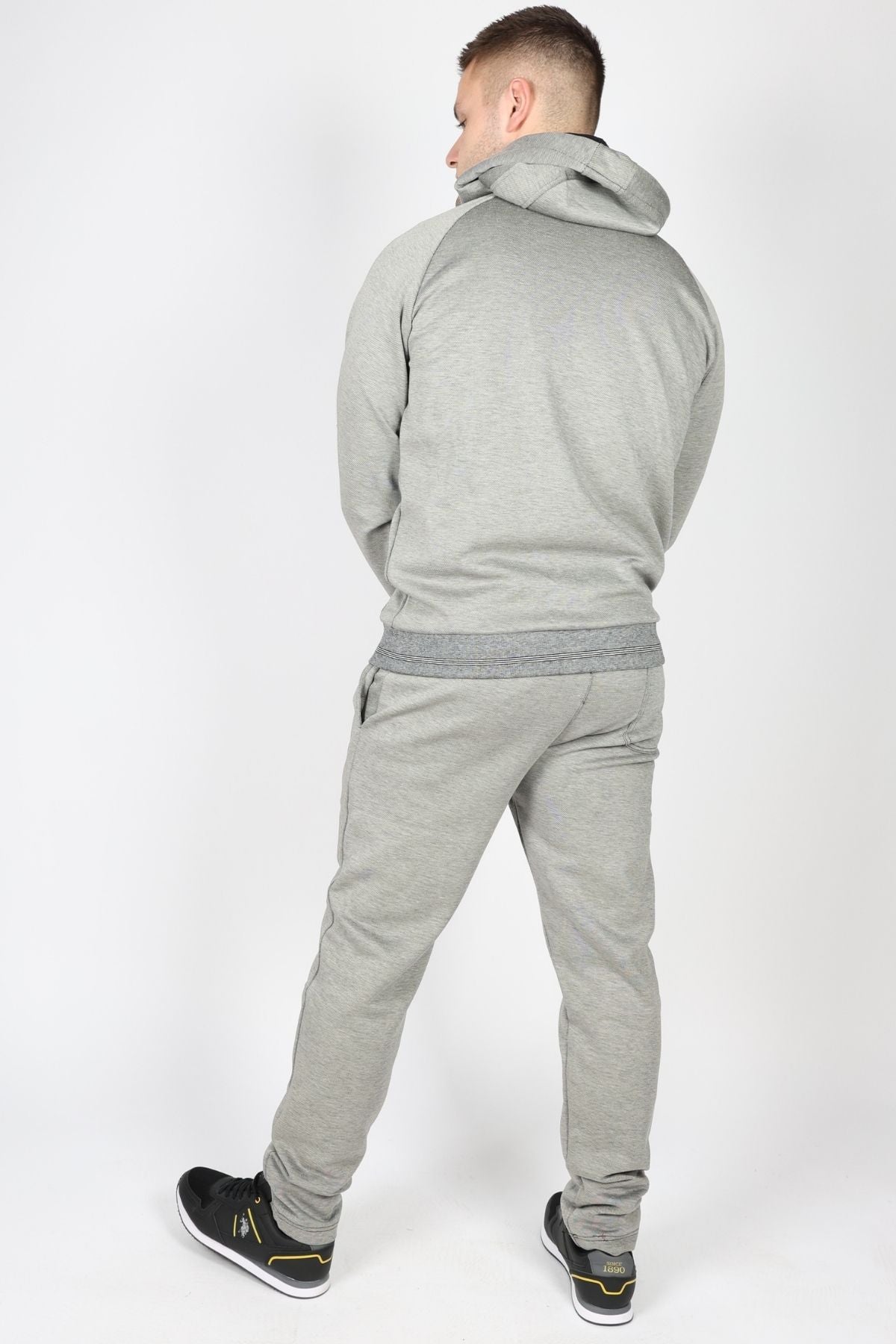 Мъжки Анцуг, Син, Сив & Кафяв Roberto Fashion Store Tracksuit ROBETRACKSUI00002 M Gray