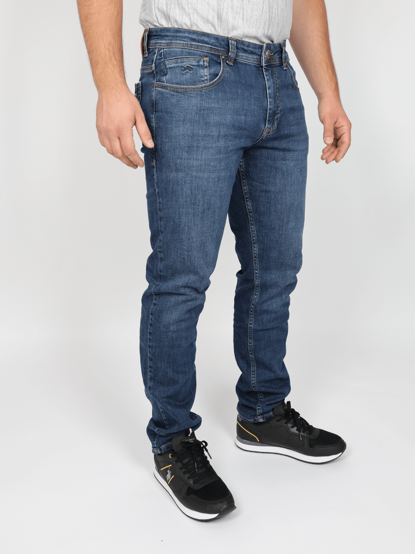 Мъжки Дънки, Син Roberto Fashion Store Jeans BLROBW13 W30 Blue