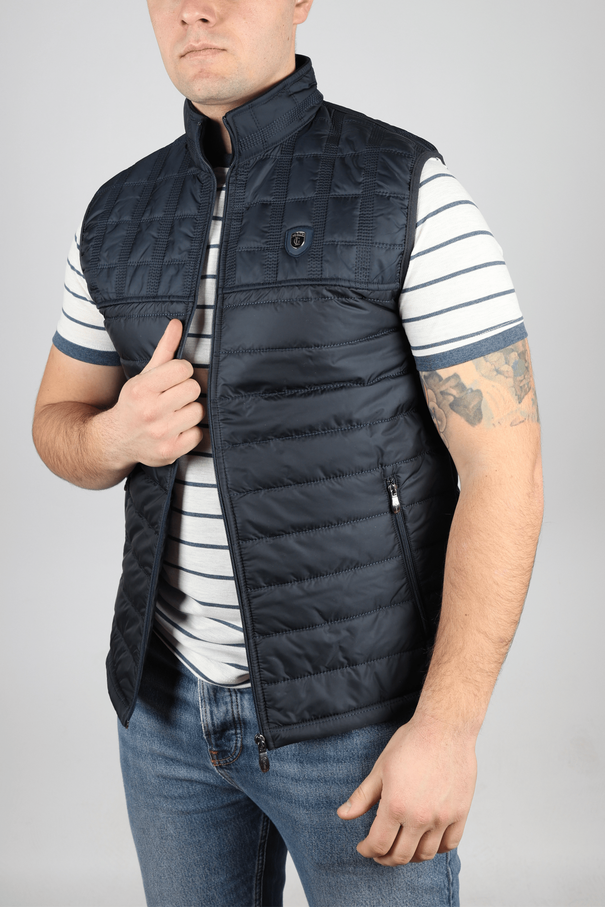 Мъжки Елек, Син Roberto Fashion Store Vest LEGVESBLUMED M Blue