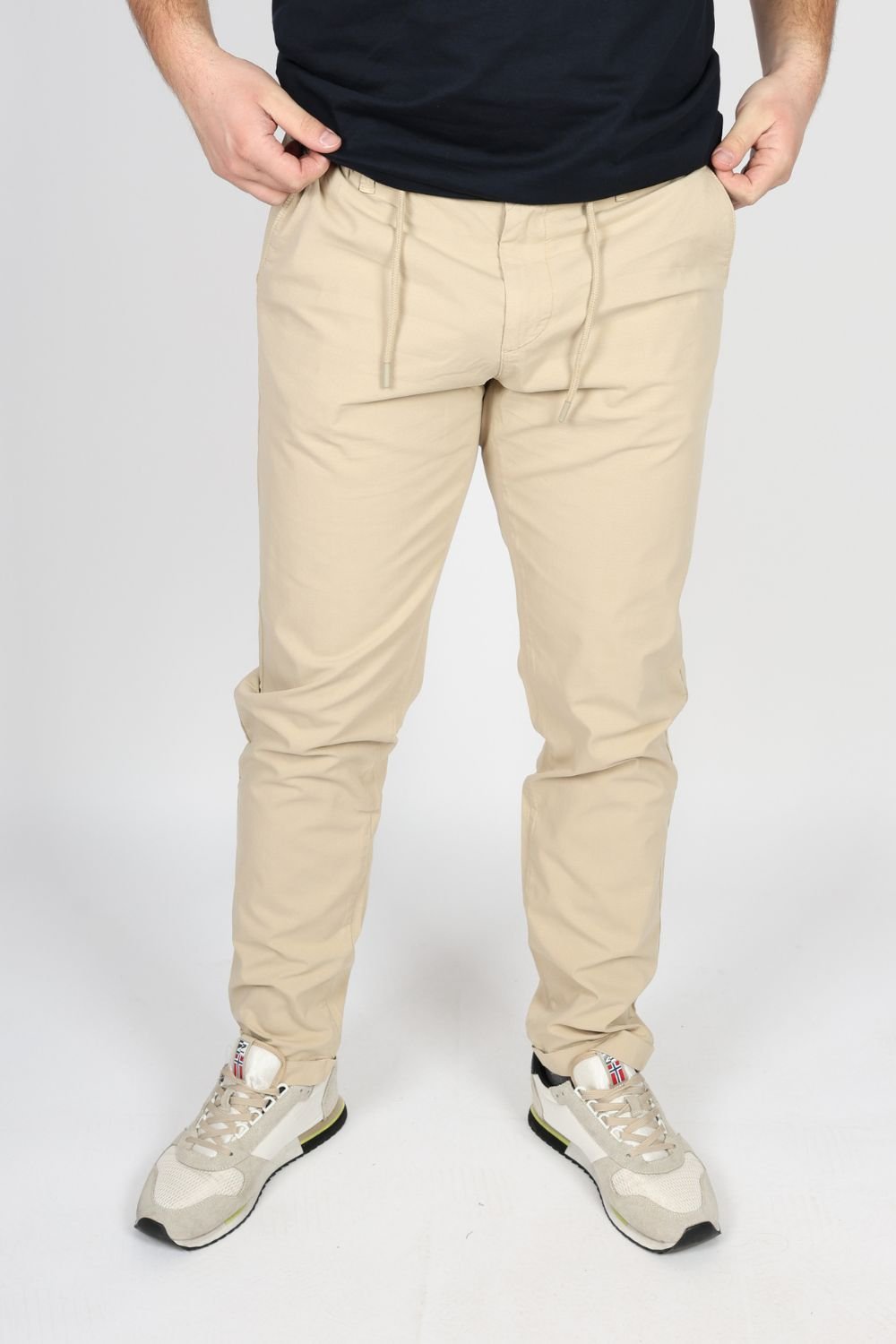 Мъжки Панталон, Бежов, Кафяв, Зелен & Тъмно Син Roberto Fashion Store Trousers W30 Beige