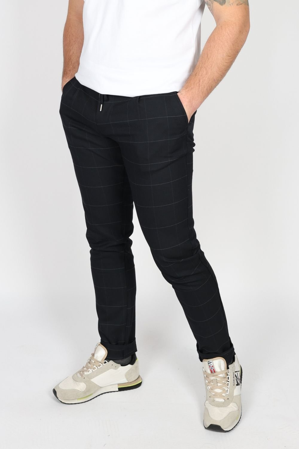 Мъжки Панталон, Тъмносин Roberto Fashion Store Trousers XFOOPANA11W29 W29 Navy