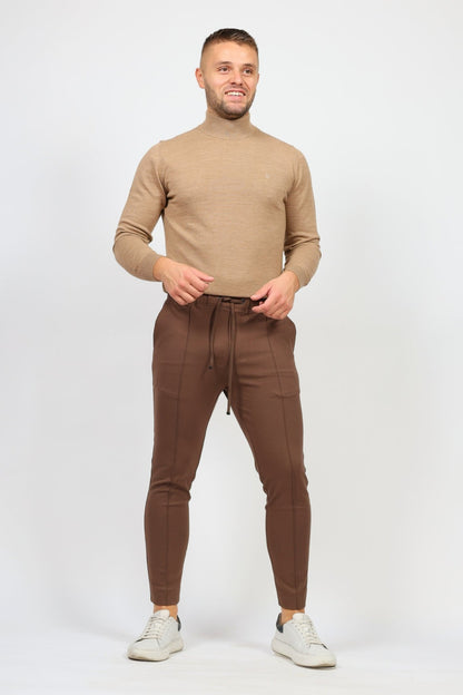 Мъжки Вълнен Пуловер, Бежов Giotelli Roberto Fashion Store Sweater GIO1111SWEBEIKNIM M Бежов