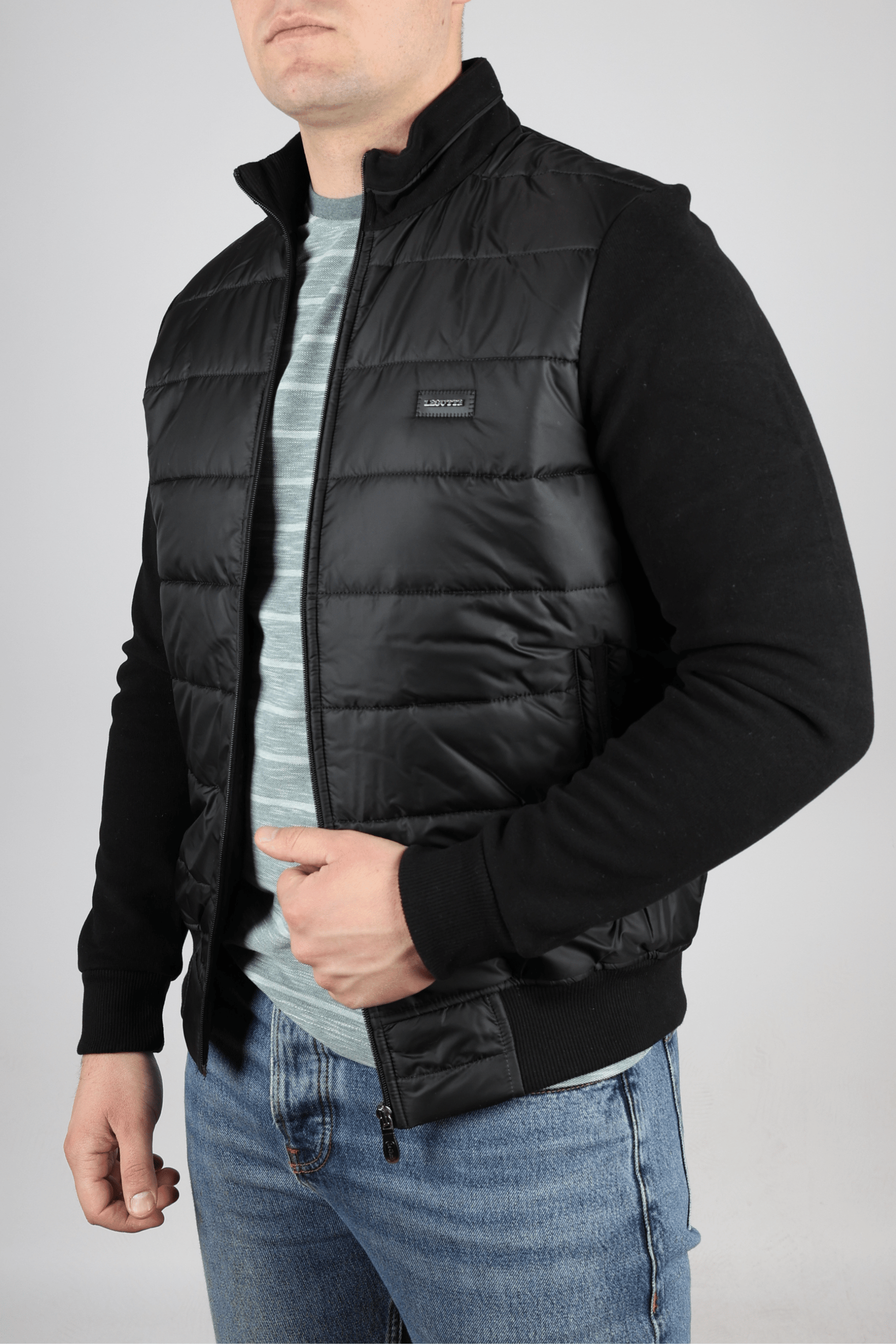 Мъжко Яке, Черен Roberto Fashion Store Jacket LEGJACBLAMED M Black