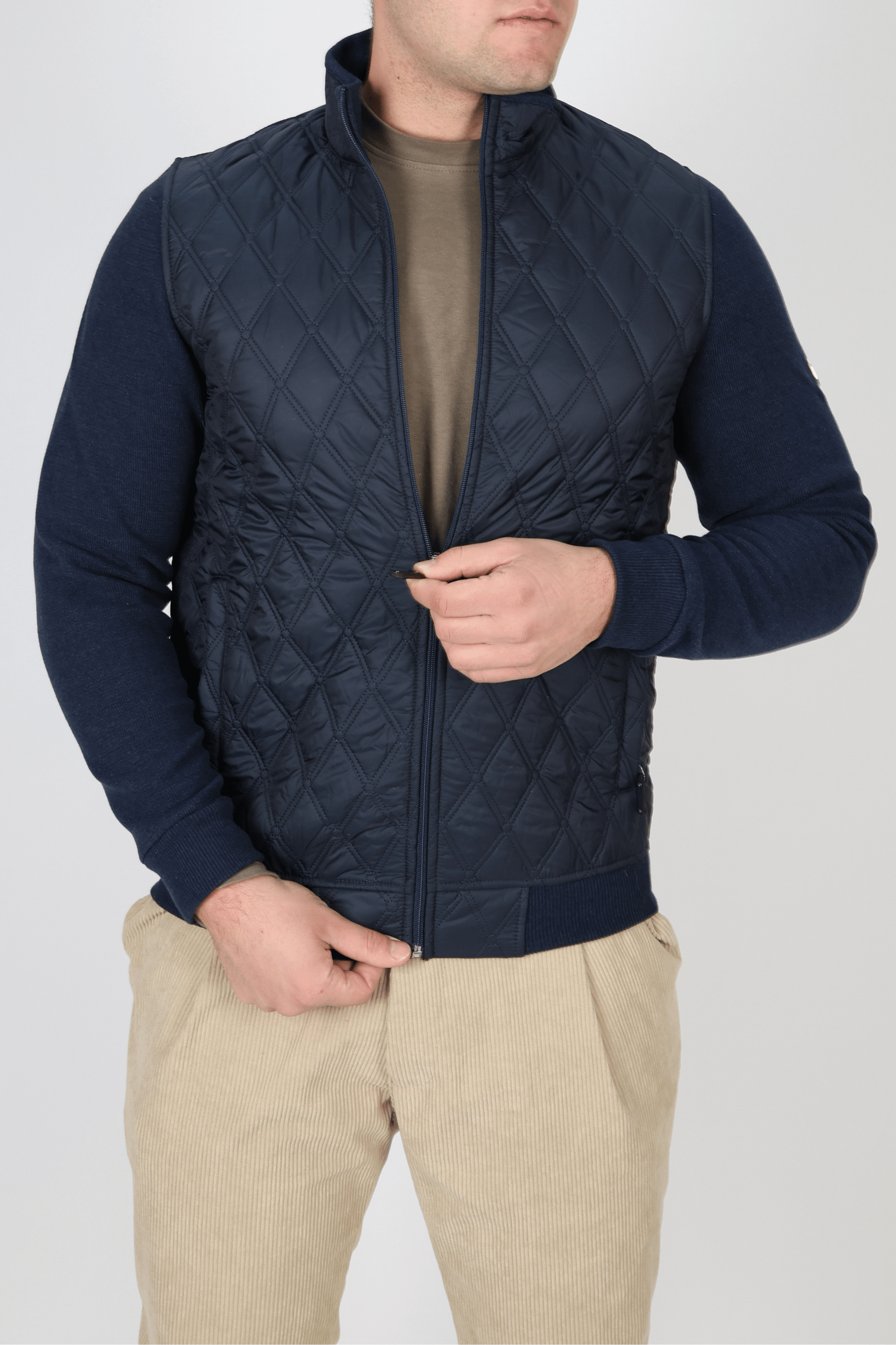 Мъжко Яке, Кафяв & Тъмносин Roberto Fashion Store Jacket BLUNKM116 M INTL Navy