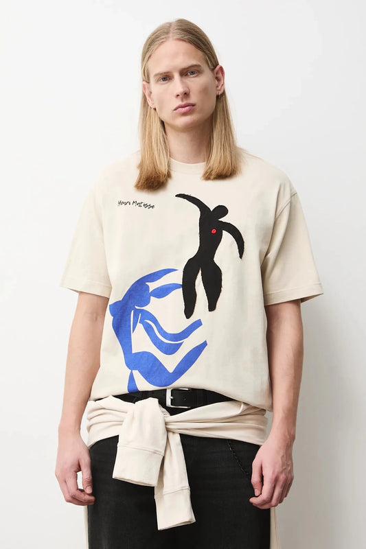 Мъжка тениска "Human" с абстрактен арт принт Medicine Roberto Fashion Store T-shirt RS26TSM256-02X-L L