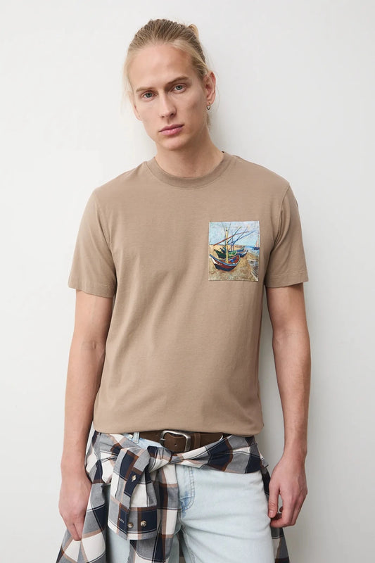 Мъжка тениска с принт на джоба Medicine Roberto Fashion Store T-shirt RS26TSM262-80X-S S