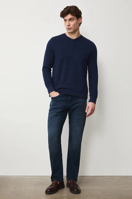 Мъжки дънки тип "Straight Fit" в класически тъмносин цвят Medicine Roberto Fashion Store Jeans RS26-SJM031-59J-31 31