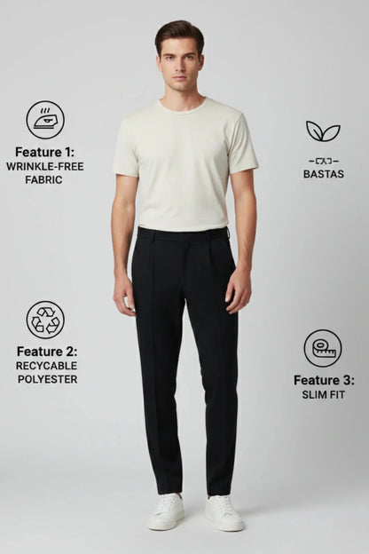 Мъжки Спортен Панталон, Син Giotelli Roberto Fashion Store Trousers GIO0102TRONAVMAN42 42