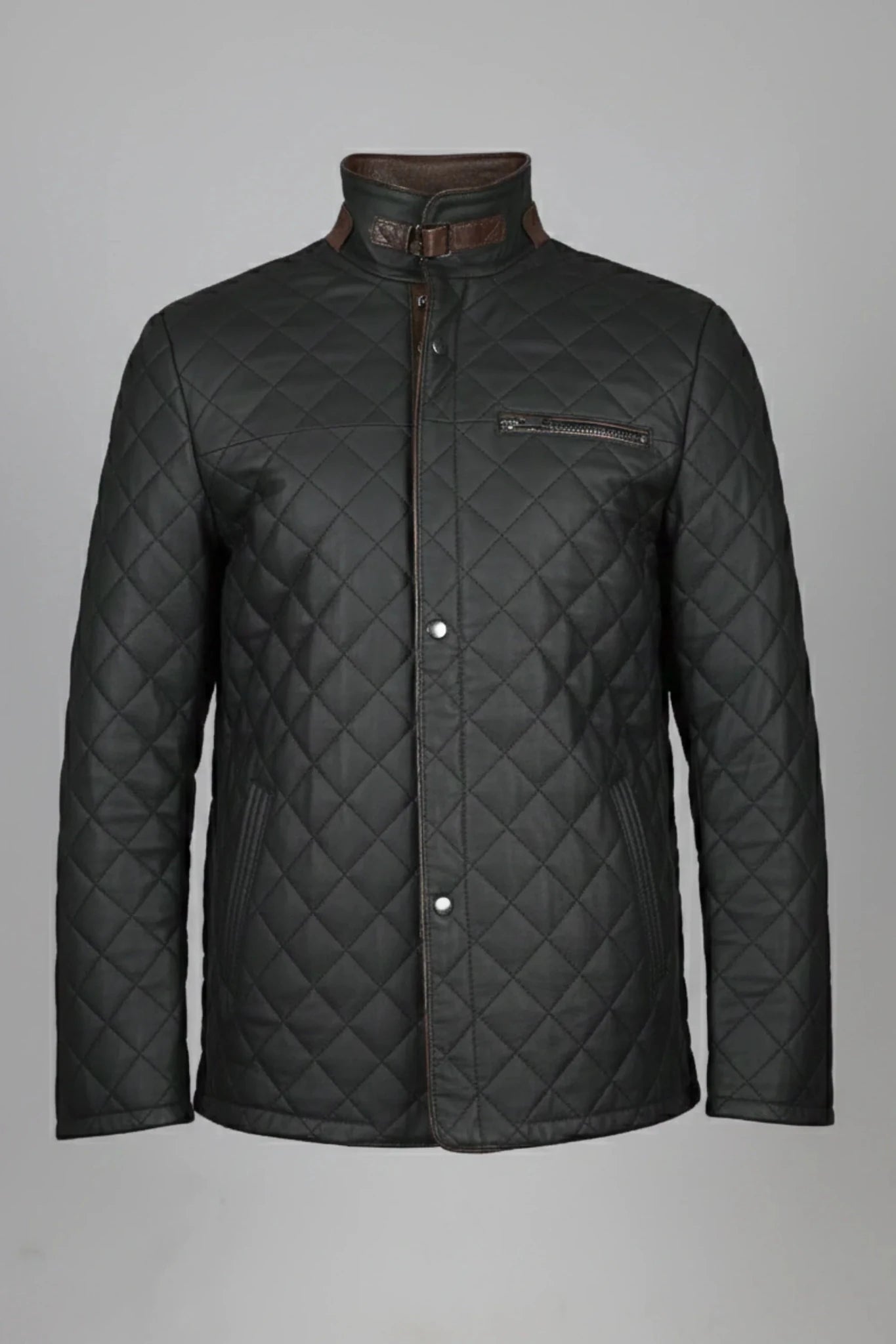 Мъжко Кожено Сако - Яке, Черен Roberto Fashion Roberto Fashion Store Jacket LEA2701JACNBLKCLSXL M