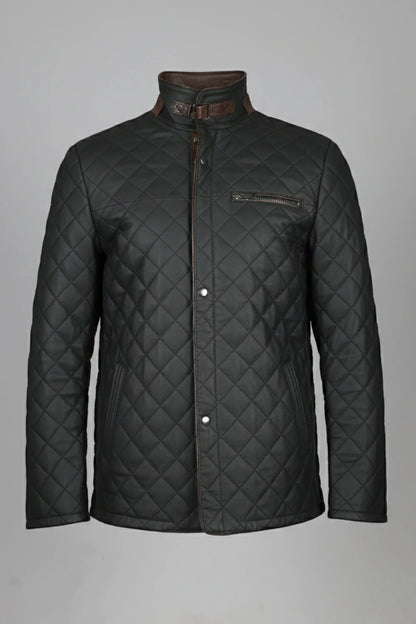 Мъжко Кожено Сако - Яке, Черен Roberto Fashion Roberto Fashion Store Jacket LEA2701JACNBLKCLSXL M