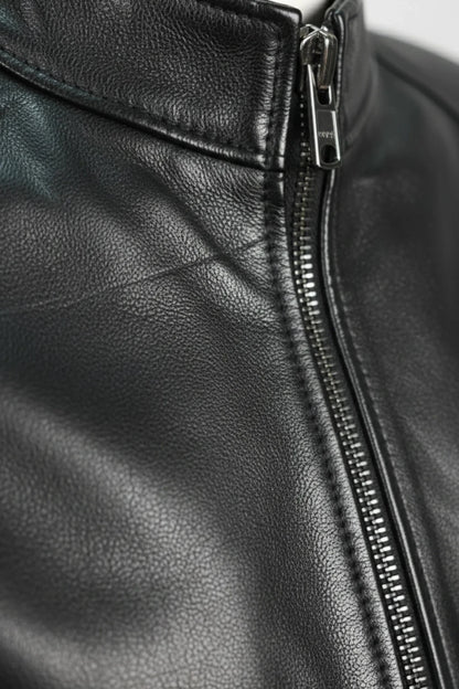 Мъжко Кожено Яке, Черен Roberto Fashion Roberto Fashion Store Jacket LEA2601JACBLKGENL S