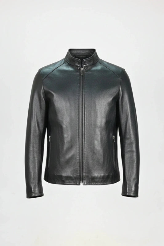 Мъжко Кожено Яке, Черен Roberto Fashion Roberto Fashion Store Jacket LEA2601JACBLKGENL S