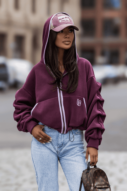 Поларена блуза SNUG - сливов цвят LaBalancia Roberto Fashion Store Set 5907378523948 UNI