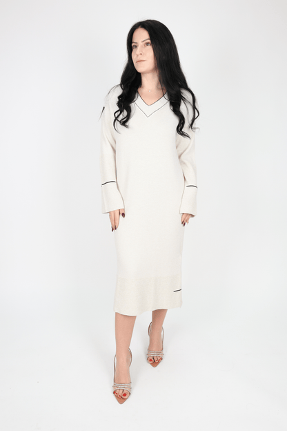 Рокля, Бежов Roberto Fashion Store Dress 1E3F5GS S INTL Beige