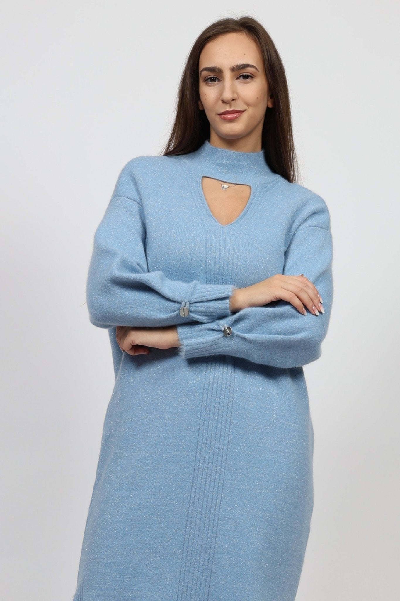 Organic cotton dress, Sky blue